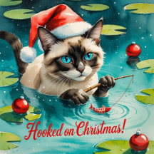 Fishing Holiday with Cat Santa