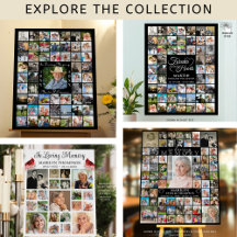 Funeral and Memorial Photo Memory Displays