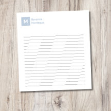Elegant Monogram Personalized Stationery