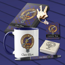 Clan Elliot Modern Tartan and Crest Collection