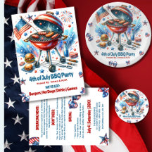 4th July Funny BBQ Party 