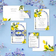 Mediterranean Boho Lemon Wedding