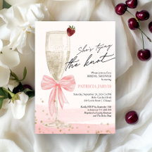 Blush Bow Champagne Bridal Shower Suite