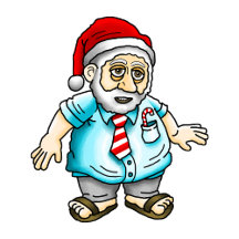 Santa in Sandals Collection