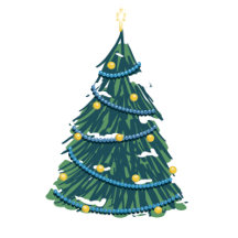 Blue Christmas Tree Farm