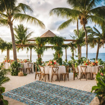 Iridescent and Opal Essence Wedding Rugs 