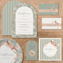 Sage Green Wildflower Baby Shower