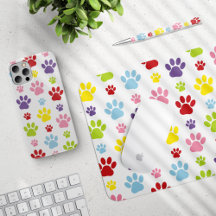 Colorful Paw Prints - Home Decor and Accessories