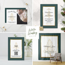 Elegant Christmas Winter Wedding Collection