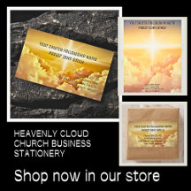 Heavenly Cloud Church Business Stationery