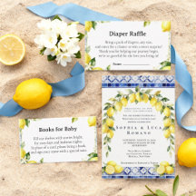 Amalfi Coast Lemon Mediterranean Baby Shower 