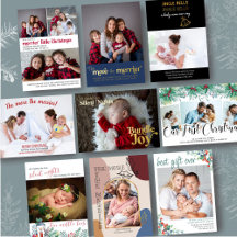 Christmas Birth Announcements