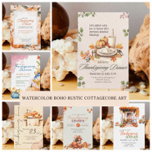 Boho Cottagecore Vintage Pumpkin Patch Fall Leaves