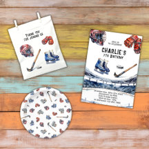 Ice-Hockey Birthday Party Accessories