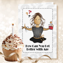 Funny 60th Birthday Cards Non Alcoholic for Her
