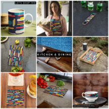 Multicolor Rounded Rectangle Pattern 