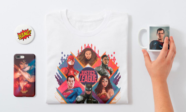 Crie produtos com os seus heróis favoritos