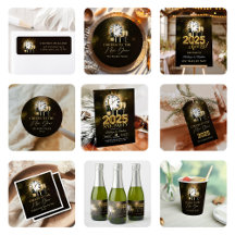 Happy New Year Gold 2025