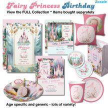 Daughter's Birthday Fairy Princess Pink Party 