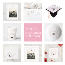 Coquette Monogram Graduation 