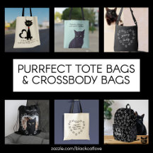 Purrfect Cat Tote Bags and Crossbody Bags