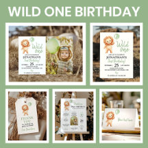 Lion Wild One Birthday