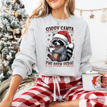 Funny Christmas Raccoon