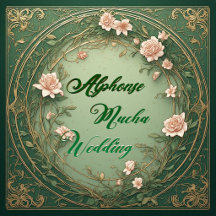 Luxurious Alphonse Mucha Art Nouveau Wedding 