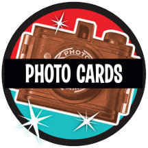 Retro Christmas Photo Cards