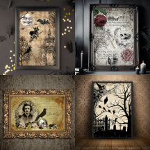 Vintage Halloween Tissue/Decoupage Paper