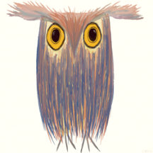 Colorful Owl Watercolor Painting Collection