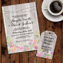 Pink Peach Wood Flower Collection