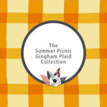 Yellow & Orange Gingham Plaid Collection