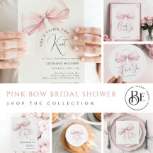 Pink Bow Bridal Shower
