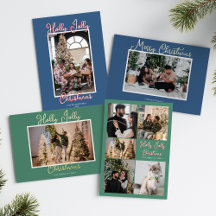 Green and Blue Holly Jolly Christmas Collection