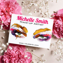 Trendy Vibrant Watercolor Eye Makeup Artist