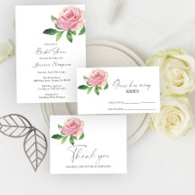 Rose Flower Bridal Shower