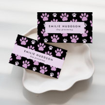 Purple Paws Business Cards Collection