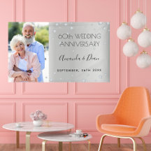 60th wedding anniversary - custom photo