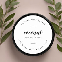 Body butter labels