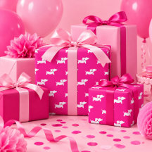 Wiener Dog Gift Bags & Wrapping Paper + Gift Label