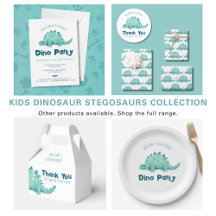 Kids Dinosaur Birthday Party: Stegosaurus