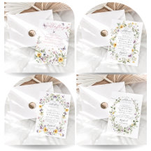 Meadow Wildflower & Butterflay Baby Girl Shower