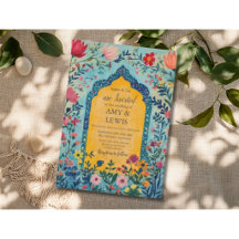 Summer Floral Blue Wedding Collection