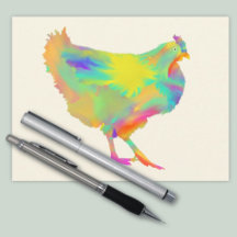 Christmas Rooster Chicken Holiday Cards and Gifts