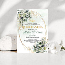 Boho Greenery and Gold Quinceañera Suite 109-15