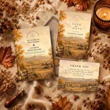 Rustic Fall Western Wedding