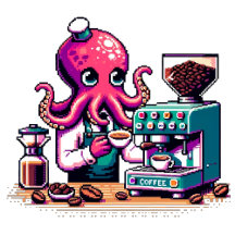 Pixel Brew: 8-Bit Coffee Lovers