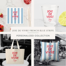 Joie De Vivre French Blue Cabana Stripe