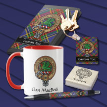 Clan MacBeth Tartan and Crest Collection